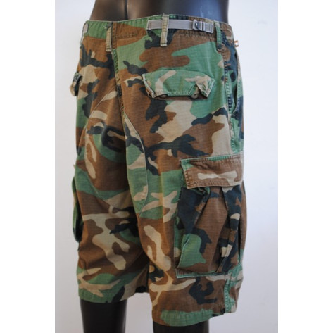 Pantalone short militare usa  Woodland bermuda cargo pant.camo