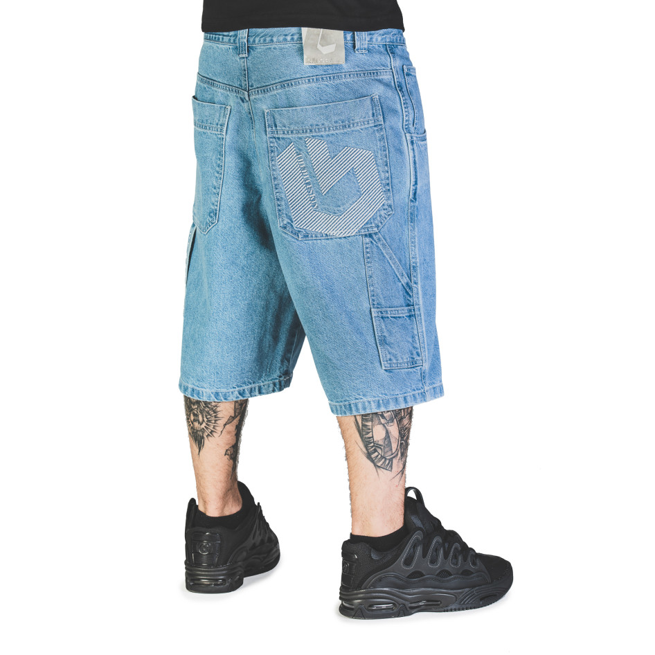 Bermuda BLUESKIN jeans baggy THEBLUESKIN skate rap hip hop bss39 