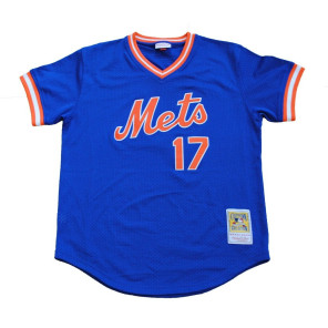 T-Shirt usata New York Mets Keith Hernandez Mitchell & Ness Royal